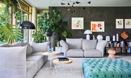 Edra sofas in the living area.