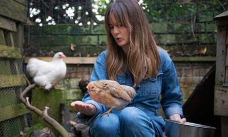 Emine Saner et ses poules