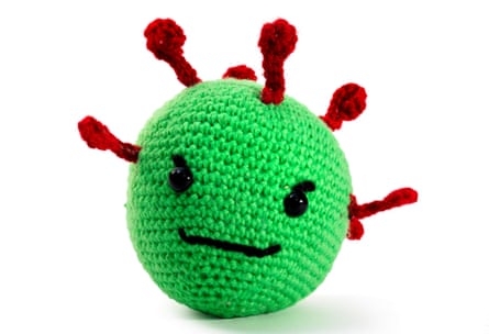 Crocheted coronavirus