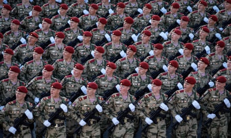 Victory Day parade in Moscow.