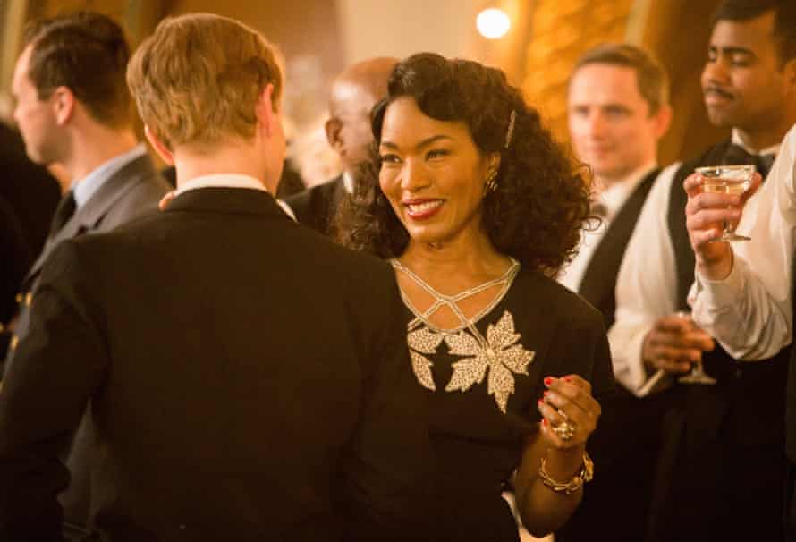 Out of her comfort zone … Angela Bassett sings in Close to the Enemy.