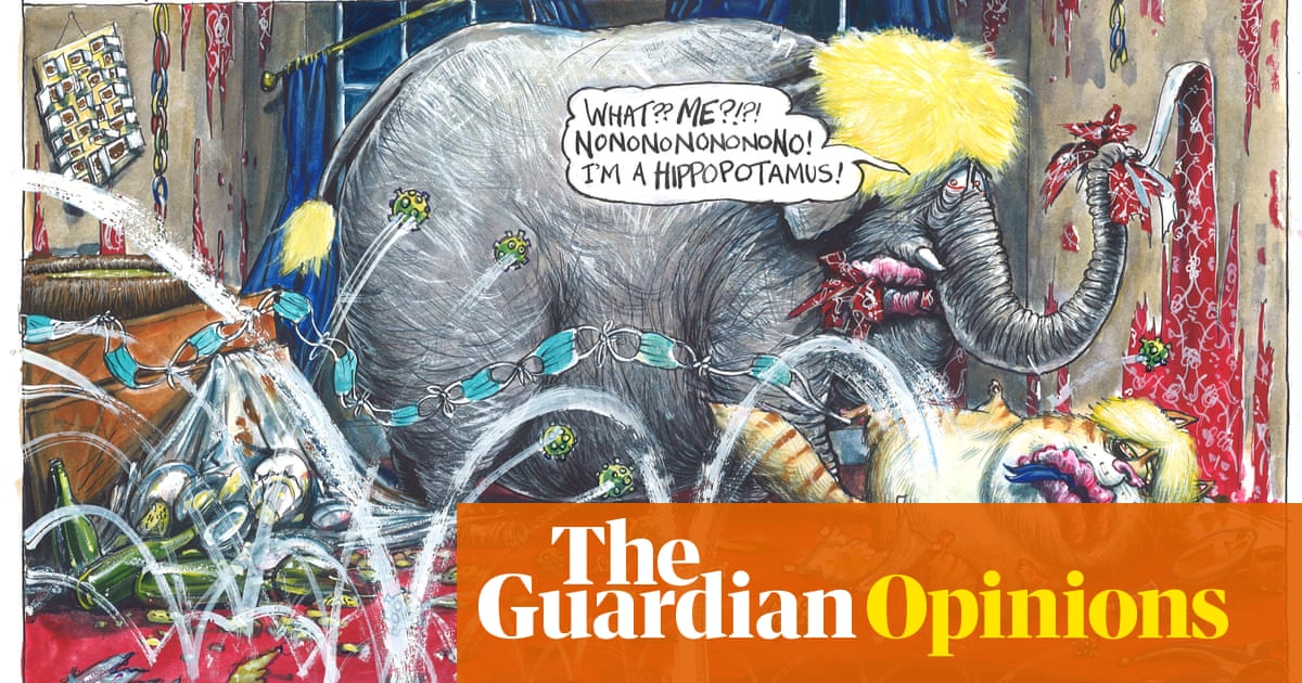Martin Rowson on Boris Johnson’s escalating problems – cartoon