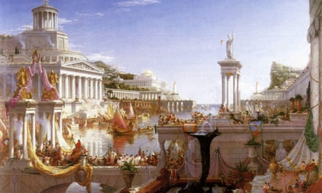 Detail from The Course of Empire: Consummation of Empire by Thomas Cole, 1836.