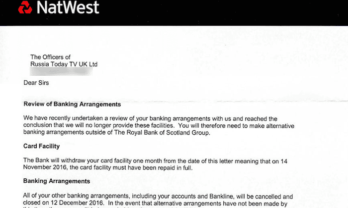 Why Did Natwest Issue A Threat To Russia S Rt News Channel