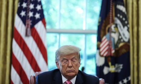 Donald Trump at the White House in July 2020. The book reports that McCarthy and McConnell floated with colleagues the idea of impeachment.