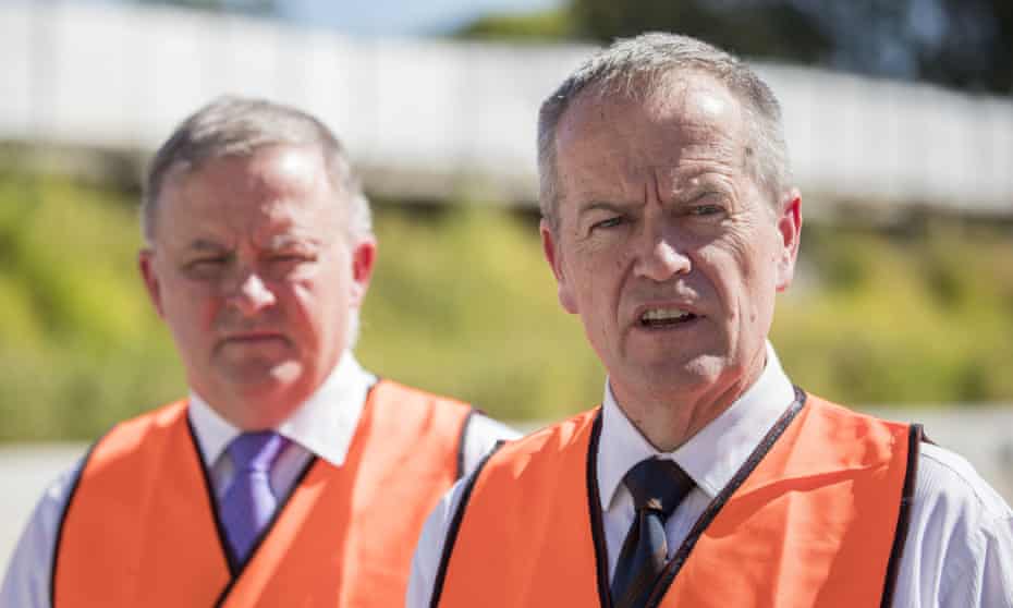 Bill Shorten (right) and Anthony Albanese