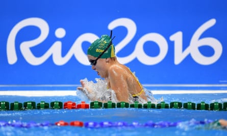 Australian swimming team training sessionepa05451514 Australian swimmer Georgia Bohl swims during the team’s first training session at the Rio Olympic Games Aquatics Centre in Rio de Janeiro, Brazil, 01 August 2016. The Rio 2016 Olympics will take place from 05 August until 21 August 2016 in Rio de Janeiro. EPA/DAVE HUNT AUSTRALIA AND NEW ZEALAND OUT