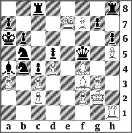 The board position Magnus Carlsen asked Chess Masters contestants to memorise