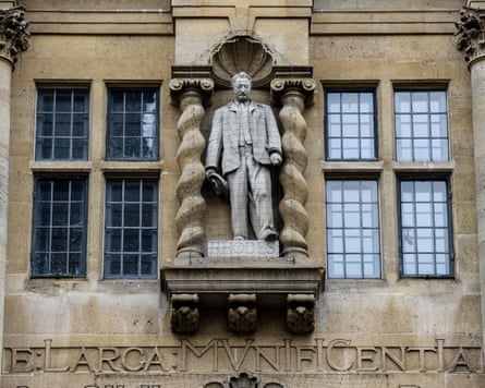 Students are protesting for the removal of sculptures of colonial figures, such as Oxford University’s statue of Cecil Rhodes.