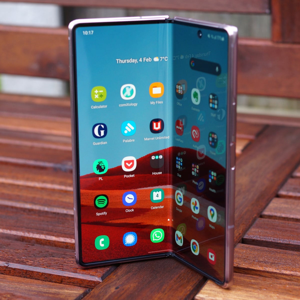 Samsung Galaxy Z Fold 2 Review Four Months With The Folding Tablet Phone Samsung The Guardian