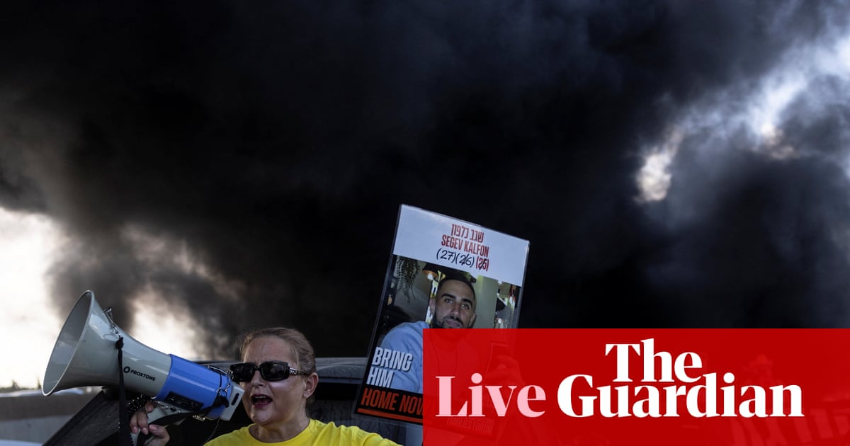 Israeli hostage families take to streets in protest; global fury after IDF attack on Gaza hospital – Middle East crisis live
