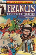 The saint’s Marvel moment in Francis, Brother of the Universe, 1980. © Disney. All rights reserved