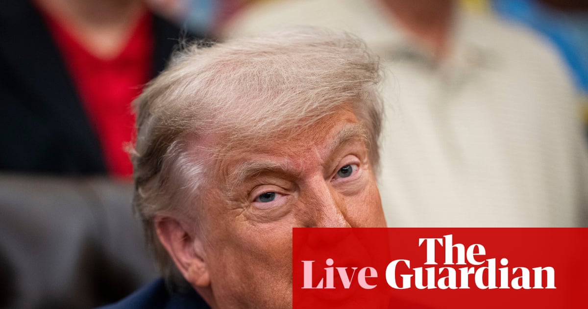 Trump postpones executive order on AI over China concerns US politics live