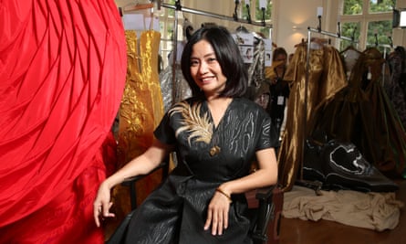 Rihanna's Met Gala yellow dress by Chinese fashion designer Guo