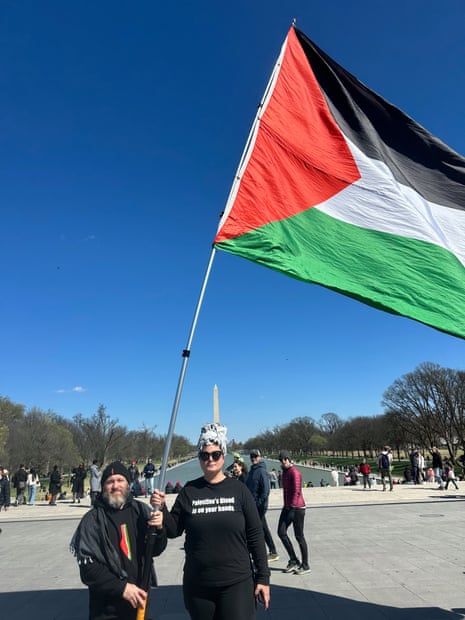 Fabiola Cineas in Washington DC during no kings protest March 2026