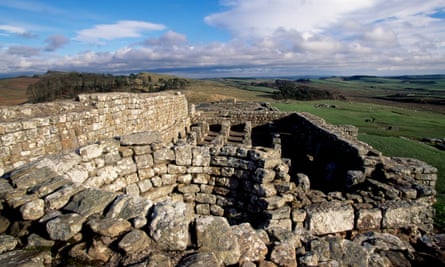 Ruins of the barnsUNITED KINGDOM - NOVEMBER 15: Ruins of the barns, Housesteads Roman Fort, Hadrian’s Wall (Unesco World Heritage List, 1987), Northumberland, England, United Kingdom. Roman civilisation, 2nd century. (Photo by DeAgostini/Getty Images)