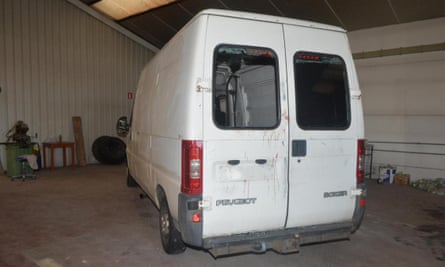 The Peugeot boxer van in which two-year-old Mawda was shot dead by police