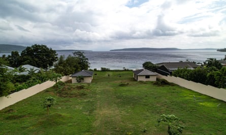 The block of waterfront land, in Havannah Bay, Efate Island, Vanuatu