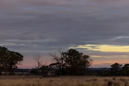 Sunset near Kialla, NSW.