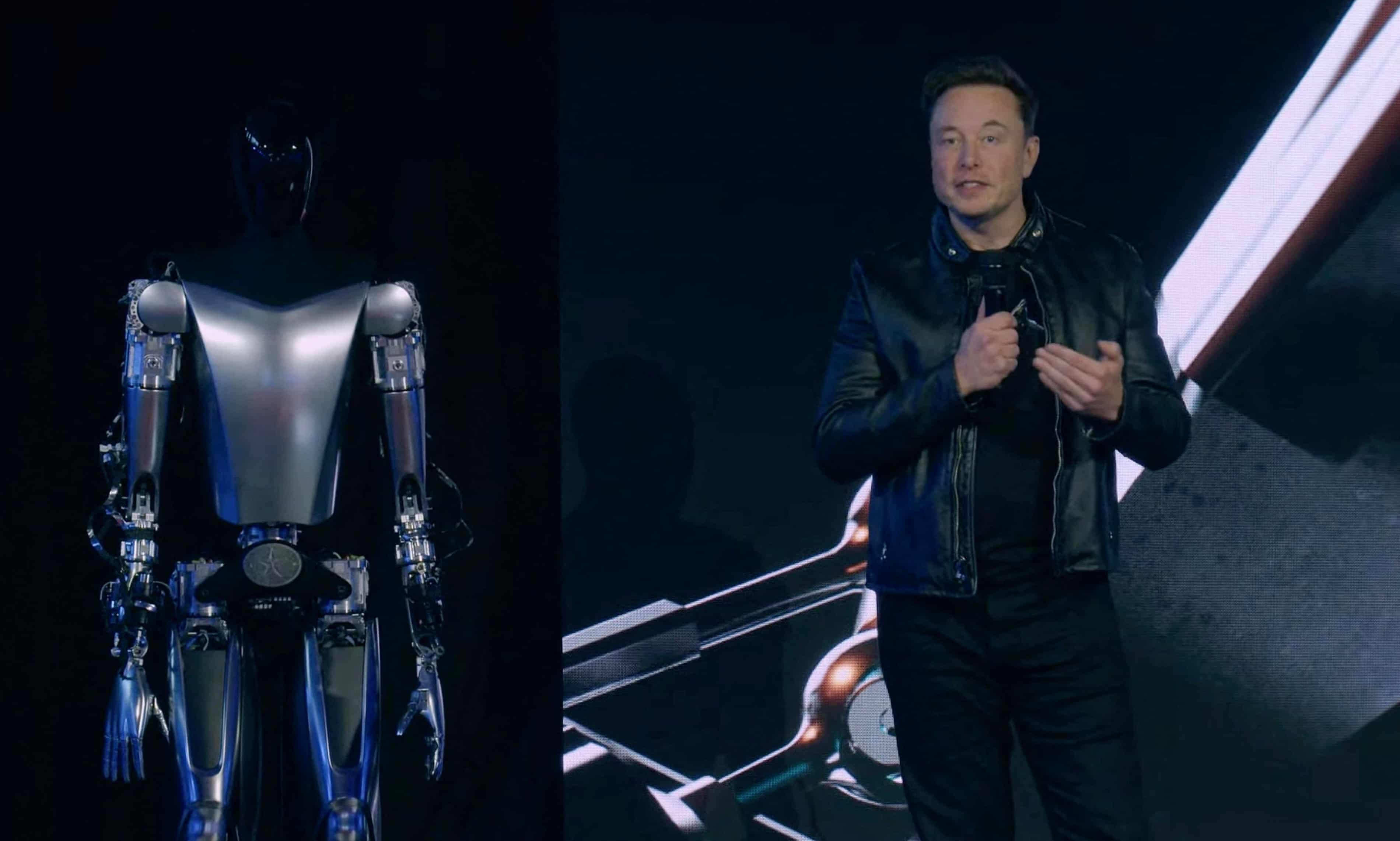 Elon Musk claims Tesla will start using humanoid robots next year (theguardian.com)