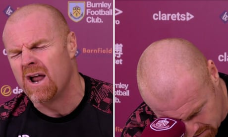 'I look like Mick Hucknall': Dyche goes off-piste in Burnley press conference – video