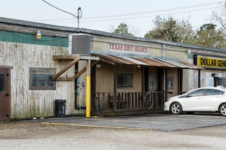 The outside of the xx offices in Dickinson, Texas.
