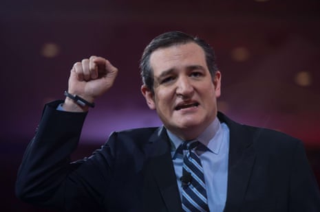 Ted Cruz addresses the annual Conservative Political Action Conference last year.