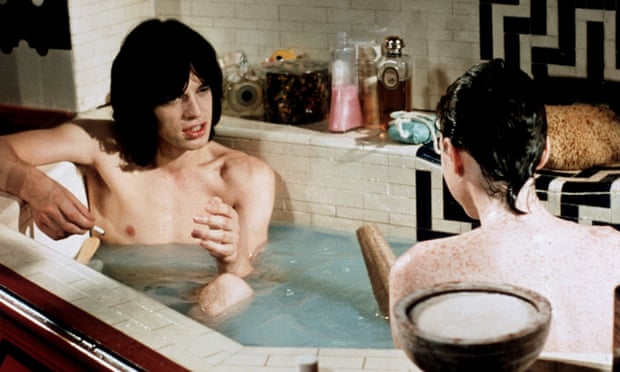 Mick Jagger and Michele Breton in Performance by Donald Cammell and Nicolas Roeg.