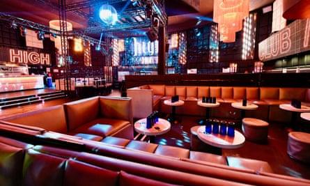 High Club nightclub, Nice, interior view