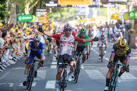 Australia’s Caleb Ewan wins stage 11 at the 2019 Tour de France
