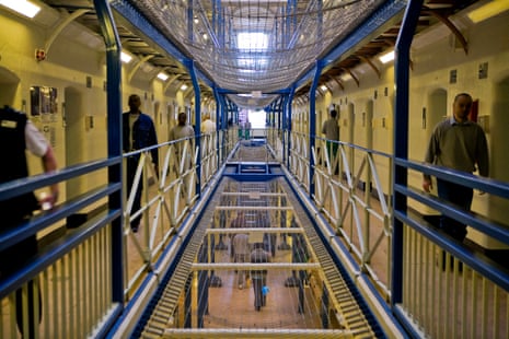 A concourse in a prison