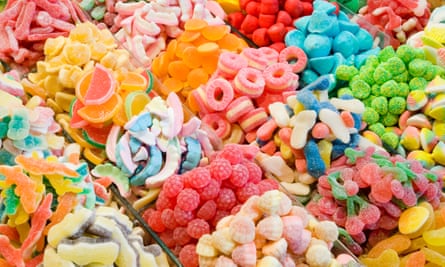 Multicolored candies