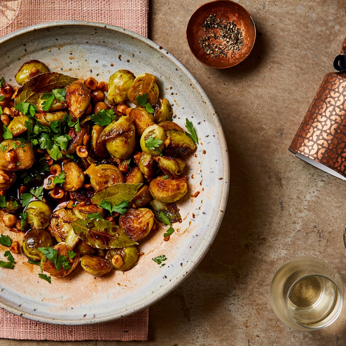 Pan Fried Brussel Sprouts Quick Christmas Sides: Thomasina Miers