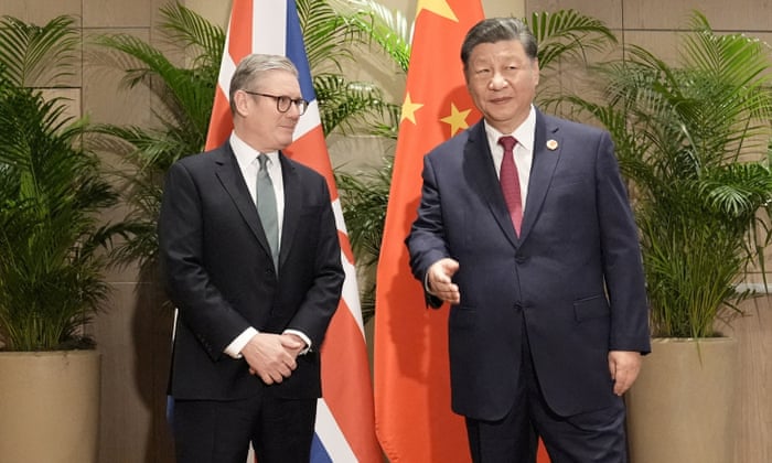 Keir Starmer defends UK engagement with China amid Prince Andrew revelations | Foreign policy | The Guardian