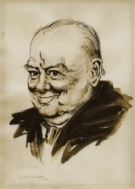 Paul Trevillion’s portrait of Churchill
