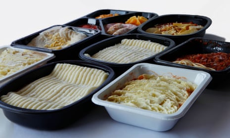A selection of frozen ready meals available from UK supermarkets