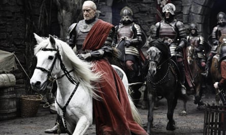 Dance as Tywin Lannister in series one of the HBO drama Game of Thrones, 2011