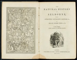 The title page from The Natural History and Antiquities of Selborne.