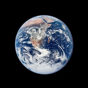 An image of the planet taken by Apollo 17, on 7 December 1972, released by Nasa to celebrate Earth Day.