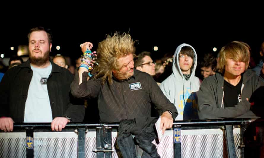 'A one-man moshpit' ... Big Jeff at Brisfest, Bristol, September 2012.