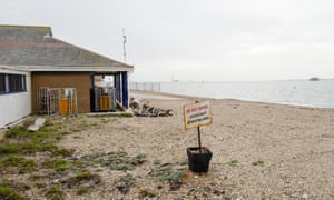 On the seafront at Portsmouth.