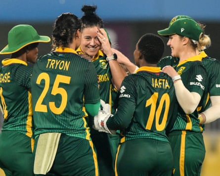 South Africa's Marizanne Kapp took five wickets for just 20 runs.