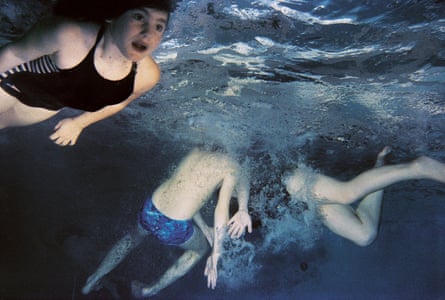 Under the surface … Sultan’s shot of people learning to swim in San Francisco.
