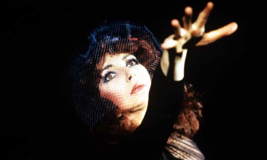 Kate Bush performing live in 1986.