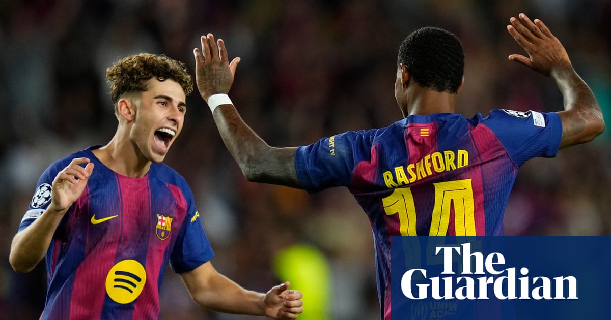 Champions League roundup: López and Rashford lead Barcelona rout of Olympiakos