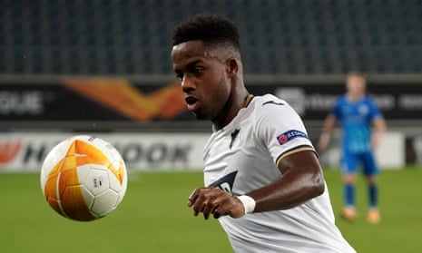 Ryan Sessegnon in action for Hoffenheim against Gent in the Europa League last week