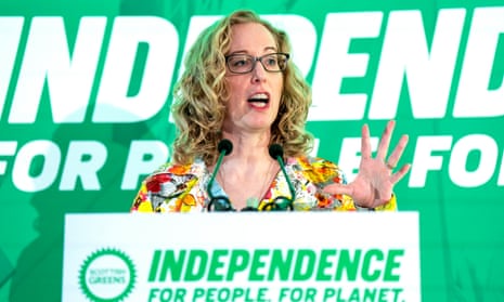 Co-leader of the Scottish Green party, Lorna Slater.