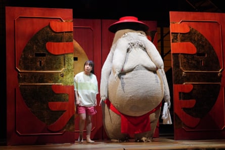 Fantastical world … Mone Kamishiraishi as Chihiro in Spirited Away