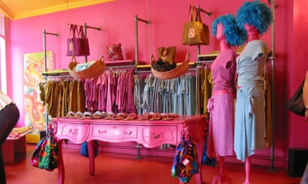 interior of colourful Antoine & Lili boutique Quai de Valmy 10th Arr. Paris France