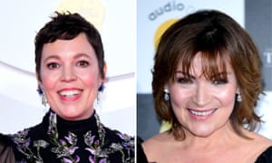 Olivia Colman and Lorraine Kelly, who are backing a domestic abuse helpline campaign to mark International Women’s Day.